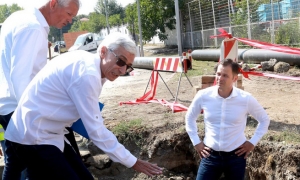 Construction of a heating network along Banatska Street in Zemun